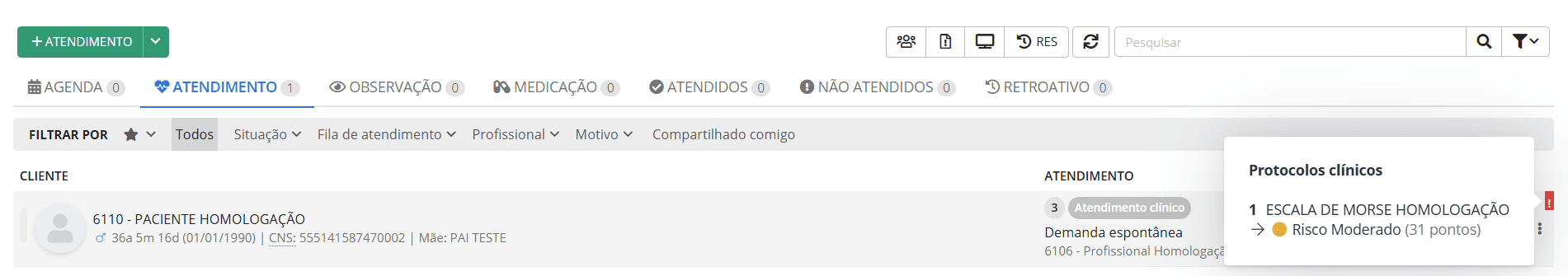 executando