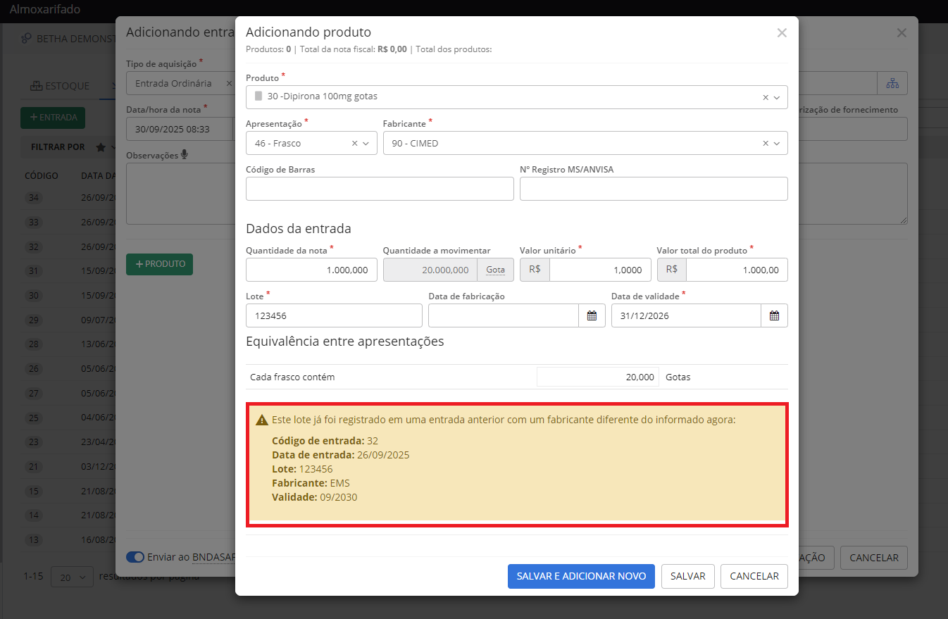 executando